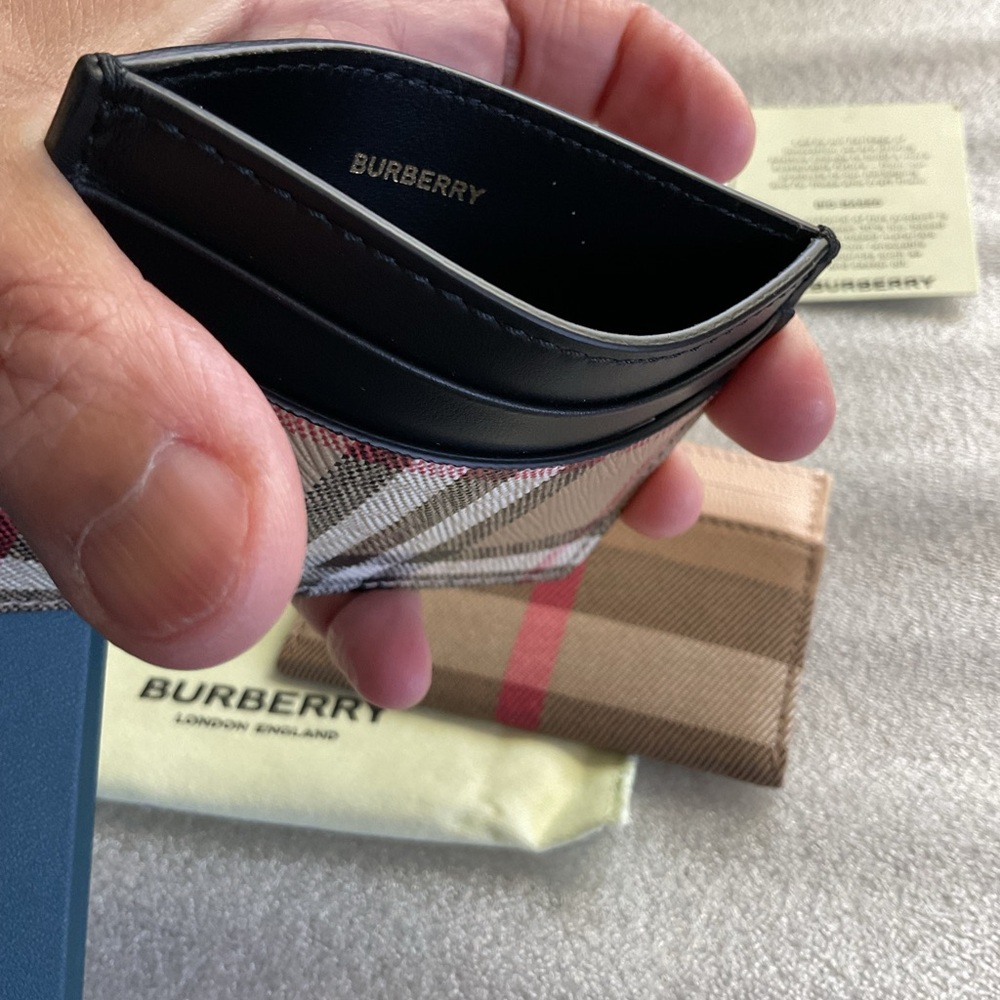 Burberry Black and Brown Key Card Holders Accessories - Picture 3 of 6